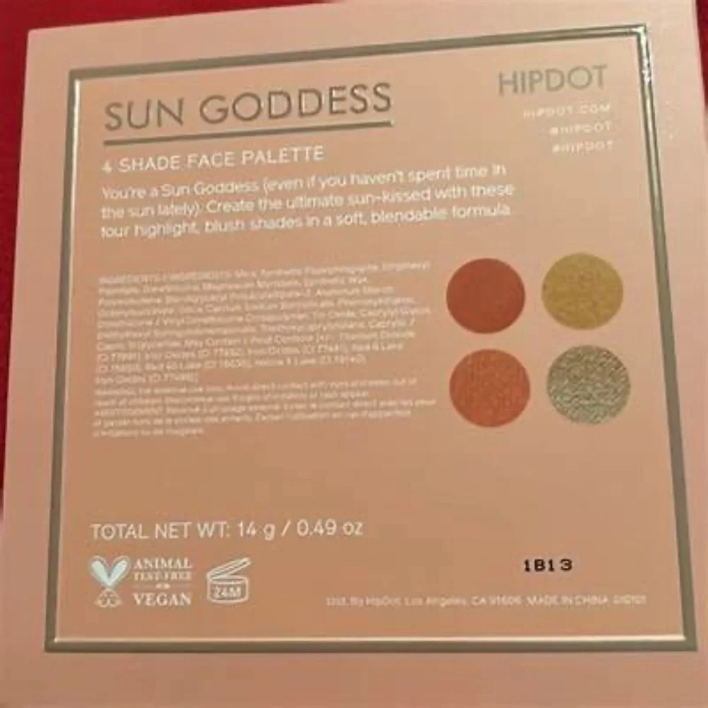 HIPDOT‎ Sun Goddess 4-Shade Face Palette NEW!